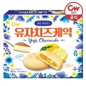 청우식품 유자 치즈케익, 190g, 2개