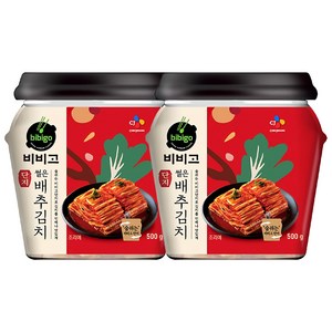 (냉장)비비고 썰은배추김치(용기)300g, 300g, 2개