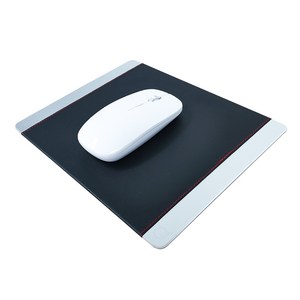 Gmonster 메탈 가죽 알루미늄 마우스패드 고감도 노트북 휴대용, 1개, 메탈가죽(소)