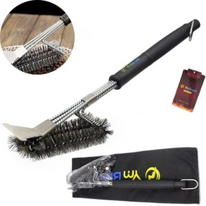 엠오씨 고급 BBQ 바베큐 화로대 그릴 브러쉬 스크레퍼 보관케이스 포함, 1개, 단품(보관케이스)