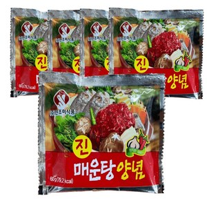 진조미 진 매운탕 양념, 5개, 60g