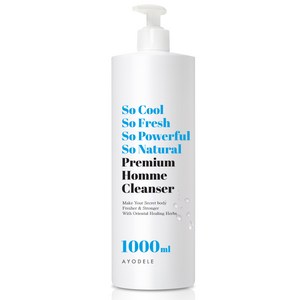 아요델 힐링 허브 클린 앤 스트롱 남성청결제, 1000ml, 1개