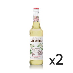 모닌 엘더플라워 시럽 700ml, 2개