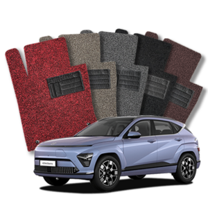 디올뉴 코나 일렉트릭 호환 확장형 코일매트 SUV 전기차 EV, 확장형 (1열+2열), 브라운, 디올뉴 코나 [가솔린 / 하이브리드]