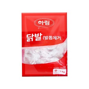 하림-통 닭발(발톱제거)1kg, 1개