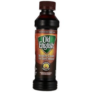 Old English 75144 Scatch Cove Fo Dak Woods 8oz B Old English 75144 다크 우드용 스크래치 커버 8온스 병 우드 폴리, 1개