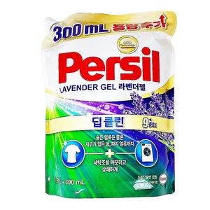 퍼실 라벤더젤 플러스 드럼용 액상세제 리필, 3개, 1.5L