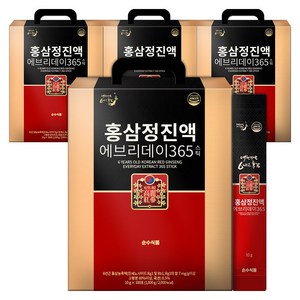 순수식품 홍삼정진액 에브리데이 365 스틱, 100포, 1kg, 4개