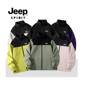 지프스피릿 JEEP SPIRIT 남녀공용 아웃도어 속건성 하이넥 방수 방풍자켓 바람막이