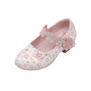 더바니 아동 클레오 플랫슈즈 화이트 여아구두