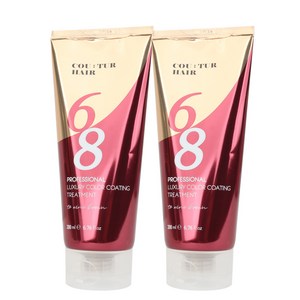 (1+1)꾸띄르헤어 컬러코팅 트리트 와인브라운 200ml, 2개