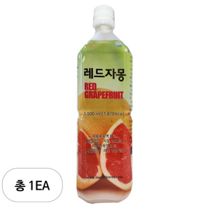 스위트코리아 레드자몽 액상, 1L, 1개