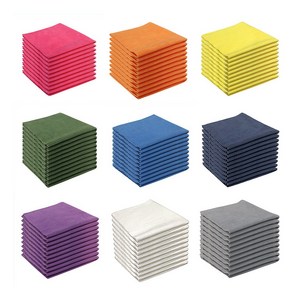 카모아 스피드폴리쉬 무봉제 버핑타올 35x40cm(5P) 세차타올 버핑 광택 코팅 다용도타월, 퍼플, 5개