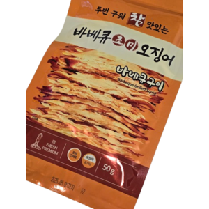 세아 참맛있는 바베큐조미오징어 술안주간식 50g x 4개