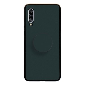 해피메이커스 갤럭시 A90 5G 34색 감성 컬러 범퍼 케이스 + 동일색상 손잡이톡 세트 A908