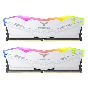 TeamGoup T-Foce DDR5-6000 CL38 DELTA RGB 화이트 32GB (16Gx2)