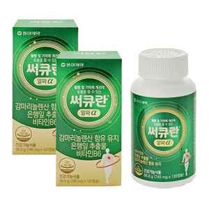 동아제약 써큐란 알파 740mg, 2개