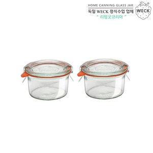 WECK 기본형165ml(No.976)고무링&클립 2개세트, 2개