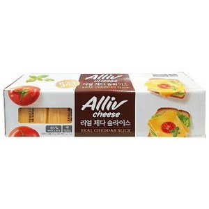 코스트코 ALLIV 리얼체다 슬라이스 2.25kg(125매)-일반박스 발송, 2.25kg, 1개