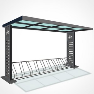 렉산형 자전거 거치대 F형 도서관 아파트 관공서 야외 자전거 보관소 보관대, 1개
