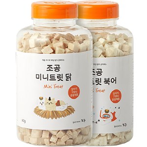 조공 미니트릿 동결건조간식 2종, 닭 + 북어, 130g, 1세트