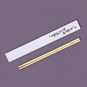 로켓팩 업소용 일회용 튼튼한 둥근 대나무 젓가락 맛있으면 주변에 흰색 1000개, 1박스, 1000개입