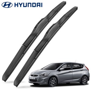 현대 엑센트 전차종 자동차 하이브리드 전면 와이퍼 1+1, 엑센트위트-NH 650+400mm