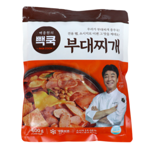 [홈쇼핑] [빠른배송] 백종원 빽쿡 부대찌개, 10개, 600g