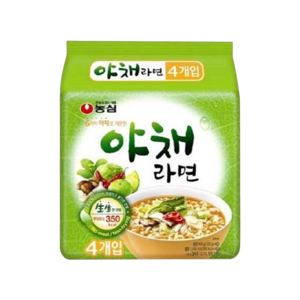 농심 야채라면 100g, 20개