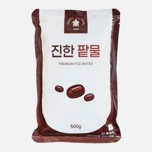 [거북이상회] 진한 팥물 500g 동지팥죽, 5개