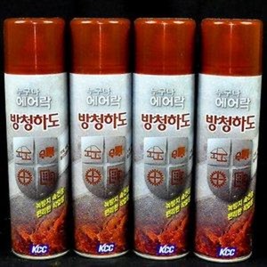 KCC 누구나에어락 방청하도녹방지스프레이적갈색420ml, 1개