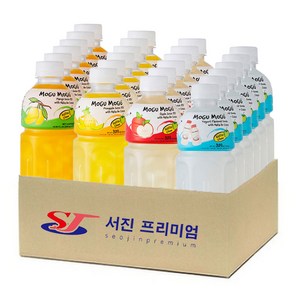 [서진프리미엄] 모구모구 4종혼합(망고+파인애플+사과+요거트) 320ml, 24개