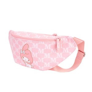 마이멜로디 패턴 힙색 핸드폰 가방 스마트폰 크로스백 여행 학생 여자 여성 캐주얼 가방 숄더백 메신저백
