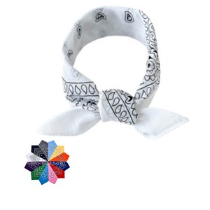 마이채채 힙한 반다나 헤어밴드 손수건