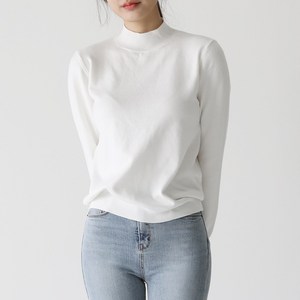 루나소이 여성 반목 반목티 반폴라 긴팔 베이직 니트