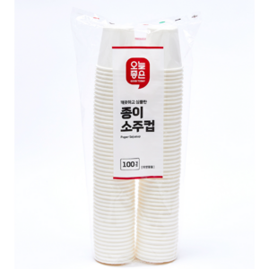 Only Pice 종이 소주컵(70ML*100입) 소주컵, 1개, 1개