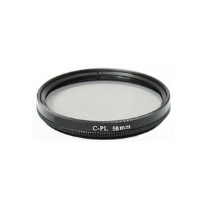 캐논 EF 24mm f/2.8 IS USM 호환용 58mm CPL 필터, 1개