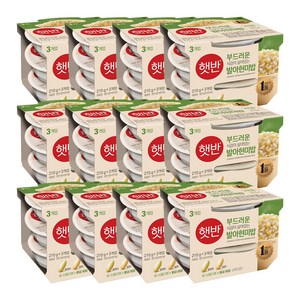 햇반 발아현미밥 작은공기, 130g, 36개