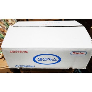 사리원 생선 까스 벌크 60g 90개업소용 식자재 식당용 단체 급식용 식재료 대용량, 1개, 2kg