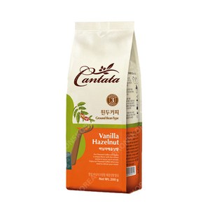 칸타타 바닐라 헤즐넛 분쇄 200g, 1개