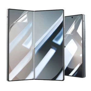 삼성 갤럭시 Z폴드6 전용 지문방지 HD WOVTE 클리어 TPU 액정보호필름 전면+후면 풀커버 자가복원, 1세트