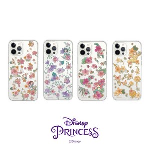 [디즈니] 플라워 프린세스 휴대폰 케이스, 플라워 백설공주, 아이폰14+, 1개