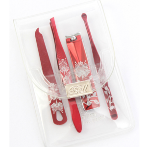 BELL [국산] 디자인 손톱깎이 4종 세트 BM-991C Since1954, 1개, RED