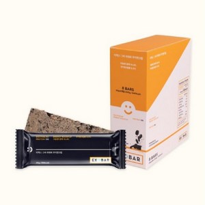 네이처인푸드 이엑스바 파워픽 쿠키 앤 크림 단백질바 프로틴바, 1개, 320g