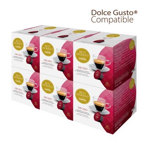 [카피탈리] [돌체구스토 호환 캡슐커피 by ] 레드-데시소 6팩(96알), 선택:베스트모먼트 골드-수프레모 6팩(96알)