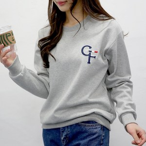 [당일출고] 여자친9 래터링 볼륨자수 빅사이즈(S~2XL) 소프트 맨투맨 국내제작-26칼라
