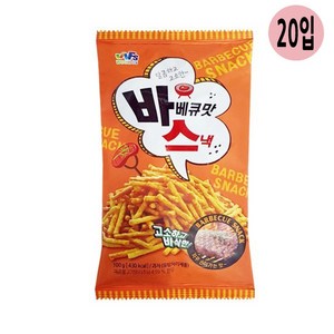 싱싱 바베큐맛스낵 100g 20입, 20개