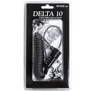 노트케이스 휴대용 노트북 잠금장치, DELTA10, 블랙