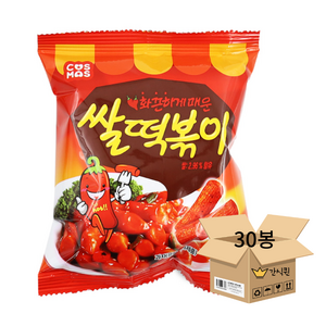 도비컴퍼니 코스모스 쌀떡볶이 57g 과자 문방구 어린이, 50g, 30개