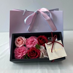 킴하우스 용돈박스 감사 비누꽃, 레드, 1개
